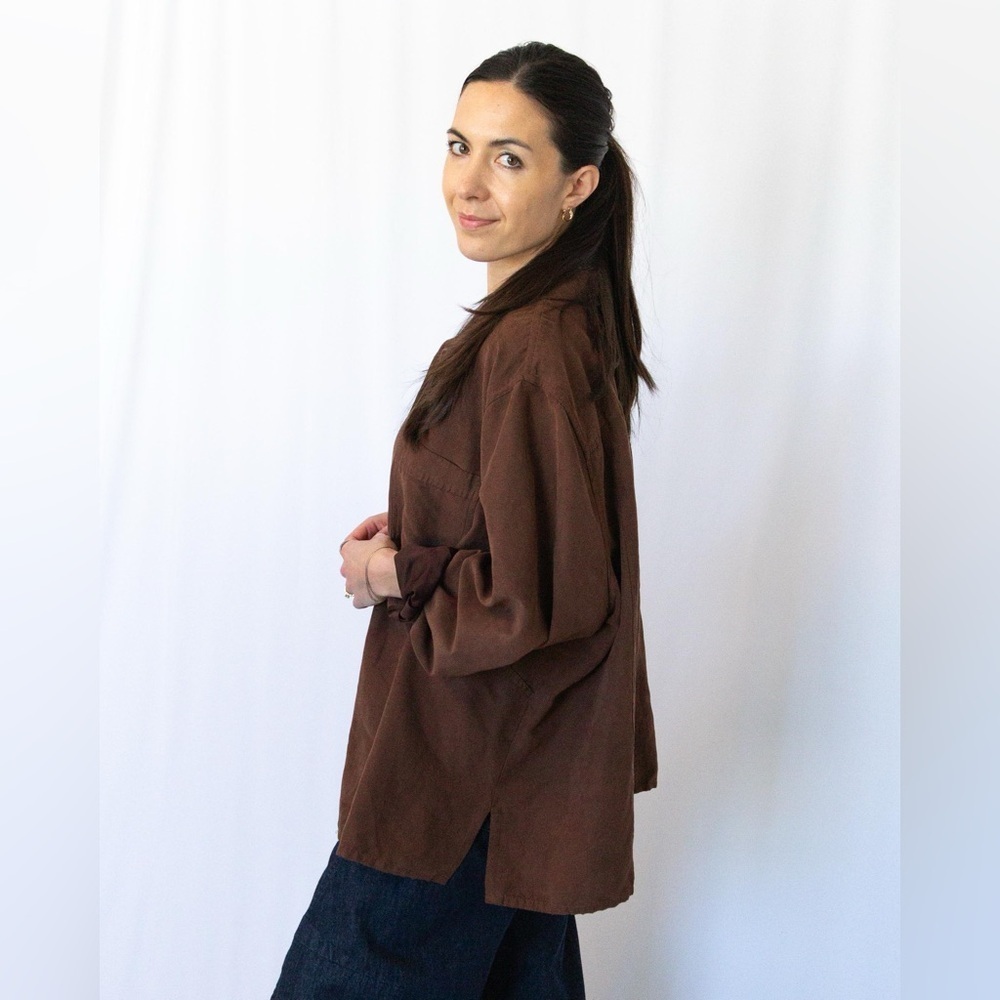 Suede Button Down - Picture 6 of 10